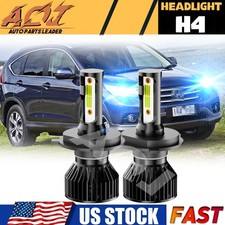 H4 Ice Blue Light Bulbs LED Headlight Kit High/Low Beam For Honda CR-V 1998-2014