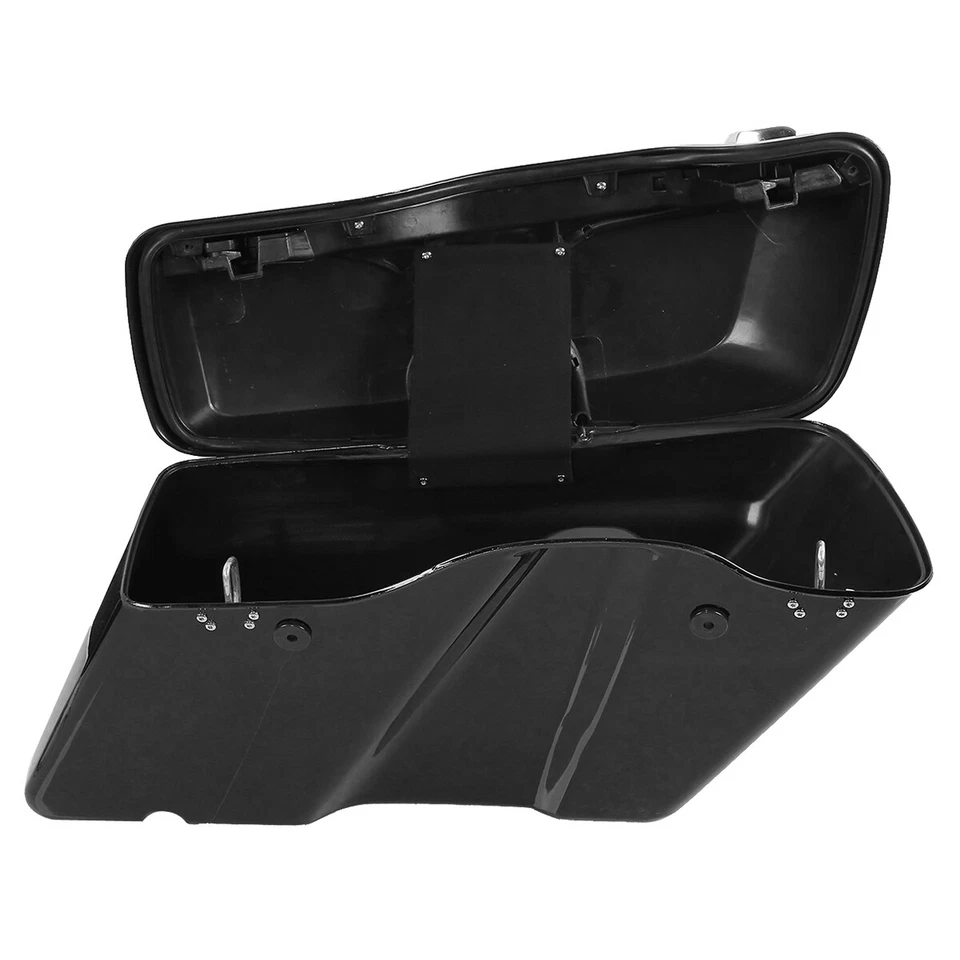 Bolsas de selim rígidas com suportes de conversão adequadas para Harley Softail Fatboy 1984-2017 - Imagem 4 de 4