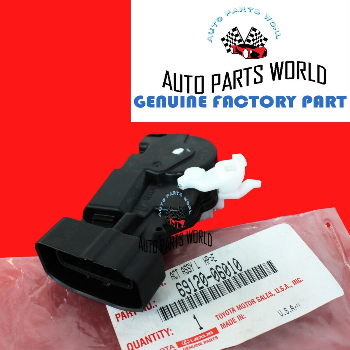 0601-11 la専用 NEW TOYOTA OEM TUNDRA AVALON LH DRIVER FRONT DOOR LOCK ACTUATOR