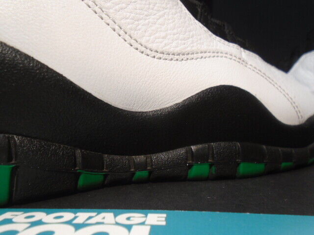 NIKE AIR JORDAN X 10 RETRO SEATTLE SUPERSONICS WHITE BLACK NIKE AIR JORDAN X 10 RETRO SEATTLE SUPERSONICS WHITE BLACK