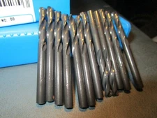 (10) #11 HSS 135° Split Point Black Oxide Finish Heavy Duty Screw Machine Drill
