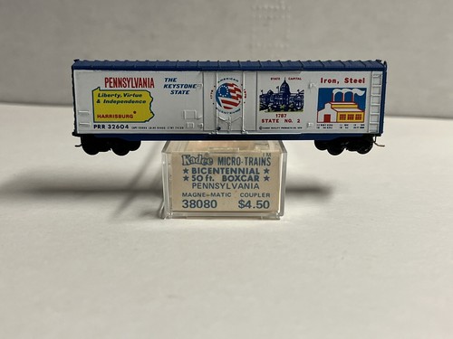 MICRO TRENES KADEE 38080 PENNSYLVANIA BICENTENARIO 50' CAJA ENCHUFABLE ESCALA 32604 N | Zustand: Used
