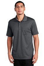 Sport-Tek ST640P Men's Micro Mesh Pocket Performance Polo Dry Fit Shirt