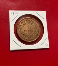 1870 ADYTUM Capitolo N. 235 R.A.M. Nuova York Tonawanda Gettone Massonico