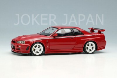 Make Up EIDOLON 1/43 NISSAN SKYLINE GT-R (BNR34) NISMO R-tune Red