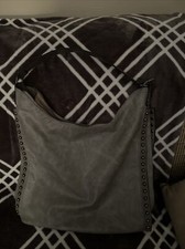 Mellow World Shoulder Bag /crossbody Gray Vegan Leather