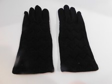 ECHO LADIES BLACK ACRYLIC FLEECE GLOVES UNLINED SIZE SMALL