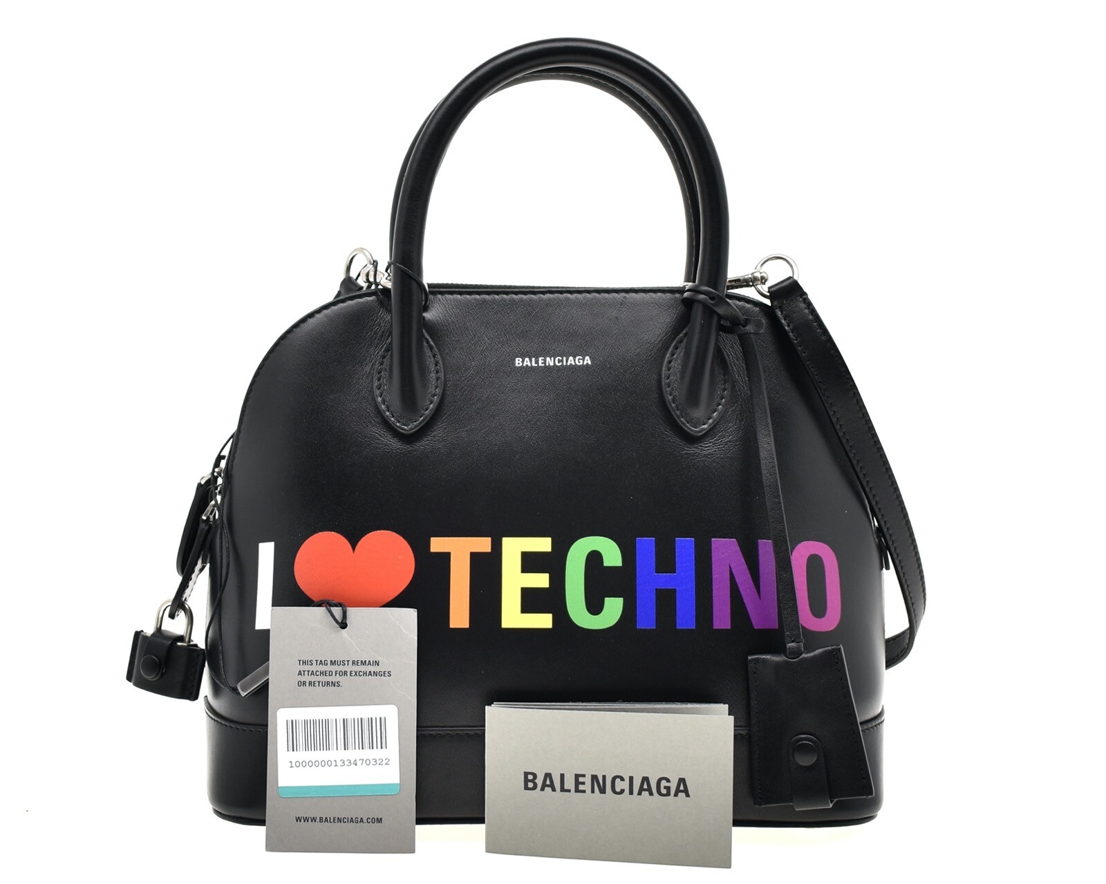 i love techno bag