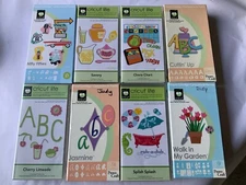 Lot of 8 - Cricut Cartridges For Legacy Cricut Cutting Machine Crafting (Lot (3)