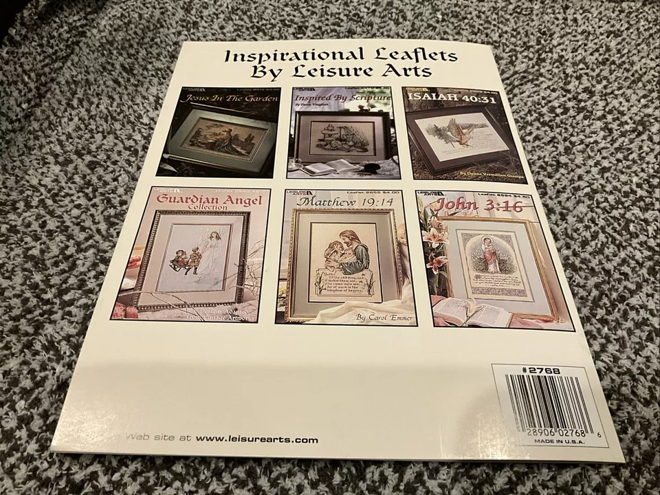 1995 Vtg "The Last Supper" Needlepoint Cross Stitch Design Leisure Arts #2768 - Image 4 of 4