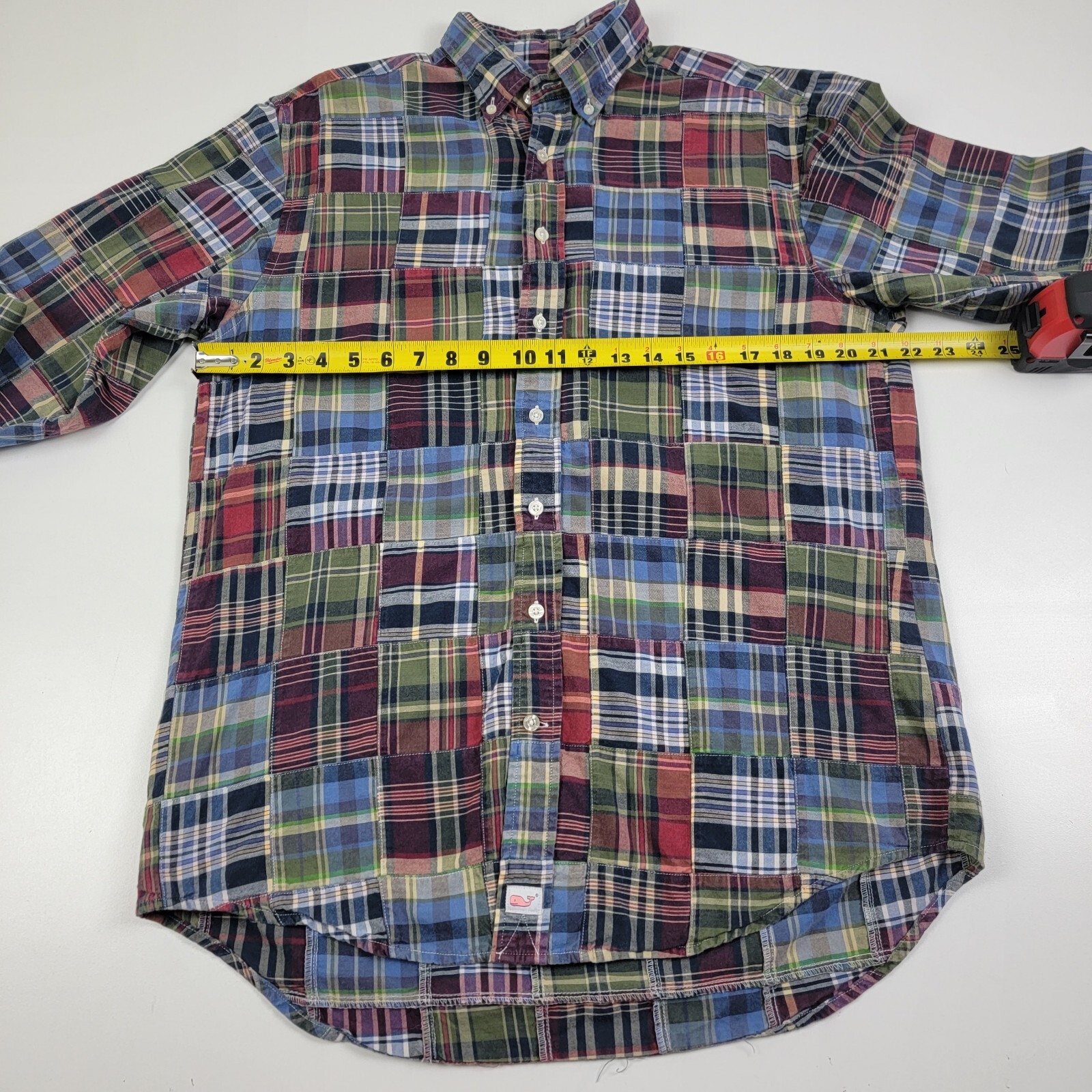 Vineyard Vines Men's Murray Patchwork Madras Butt… - image 6