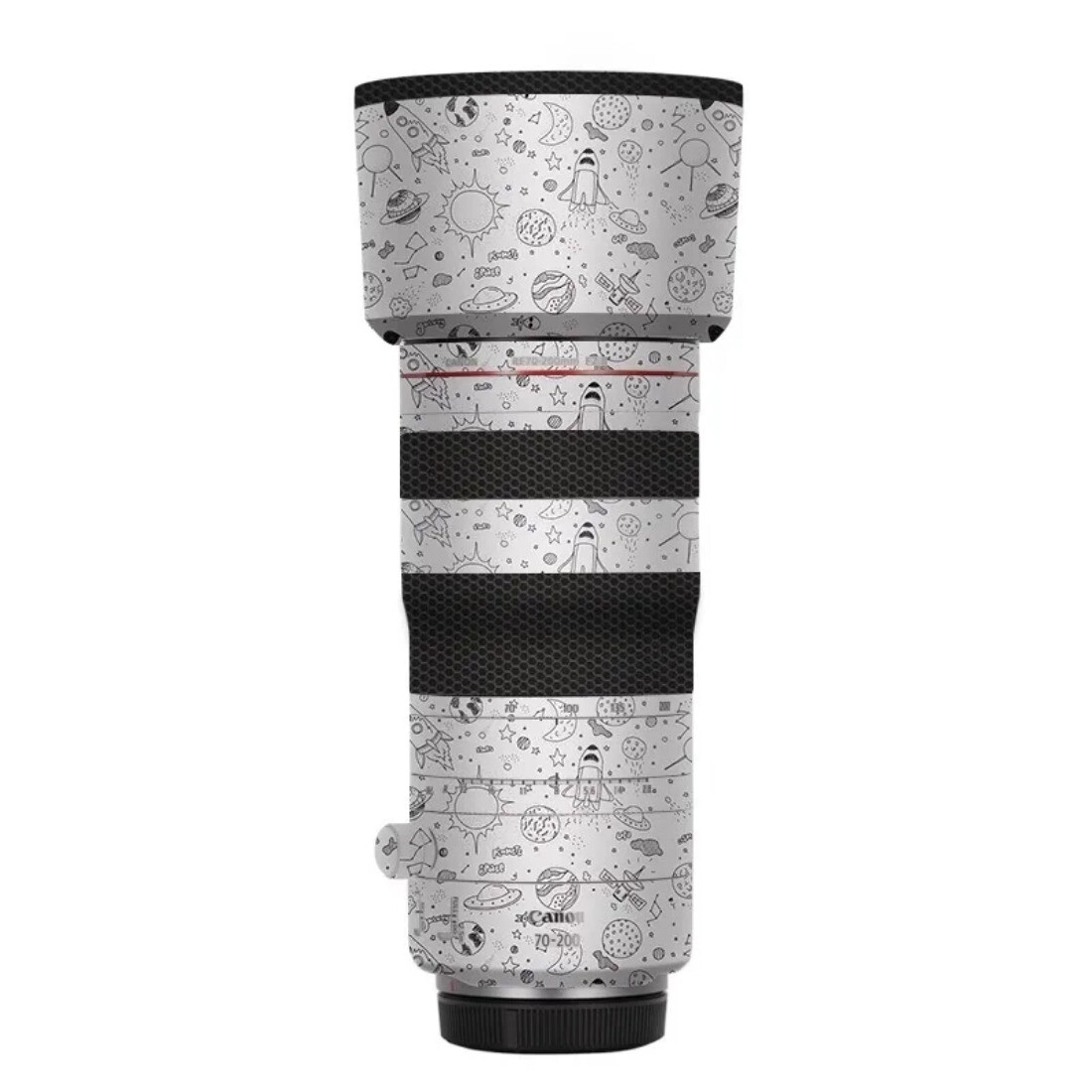 Autocollant Protection Objectif Canon RF 70-200mm F2.8 L IS USM Z - Anti-rayures - Blanc Mat