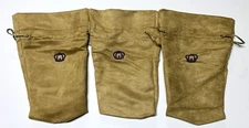 (3) Crown Royal Special Reserve Gold Suede Velvet Whiskey Bags Large 1.75L Size