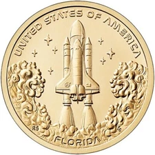2025 D AU/BU Florida American Innovation Dollar NASA Space Shuttle