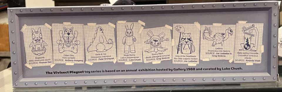 SDCC Vivisect Playset 2008 edición limitada paquete de coleccionista Strangeco AP Chueh Craola Dunny Foto 4 de 4