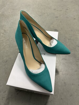 NIB Nine West SHOWME Women s Heels Jung Jade Size 6.5M
