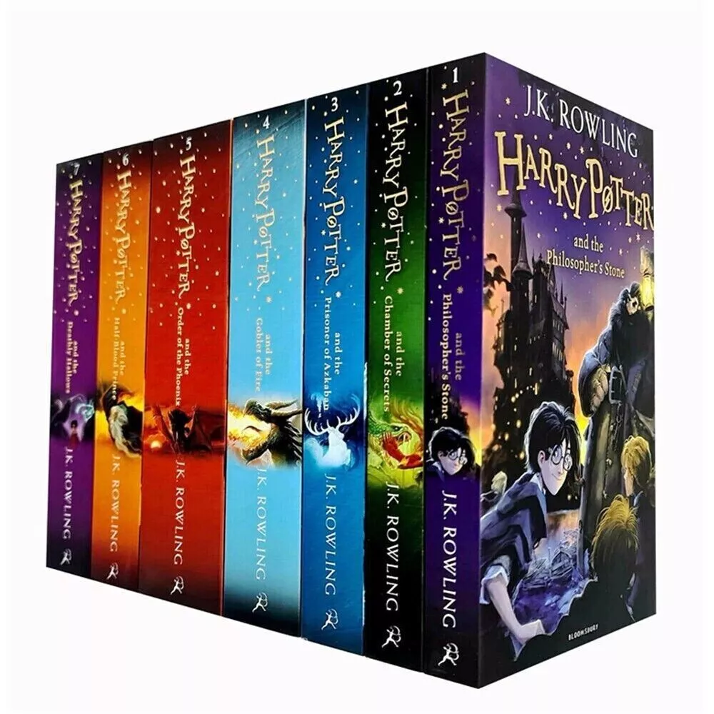 Harry Potter Complete Series Boxed Set Paperback Collection JK Rowling All  7 Books! New!