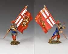 KING COUNTRY PIKE MUSKET PNM058 KING'S LIFEGUARD REGIMENT STANDARD BEARER