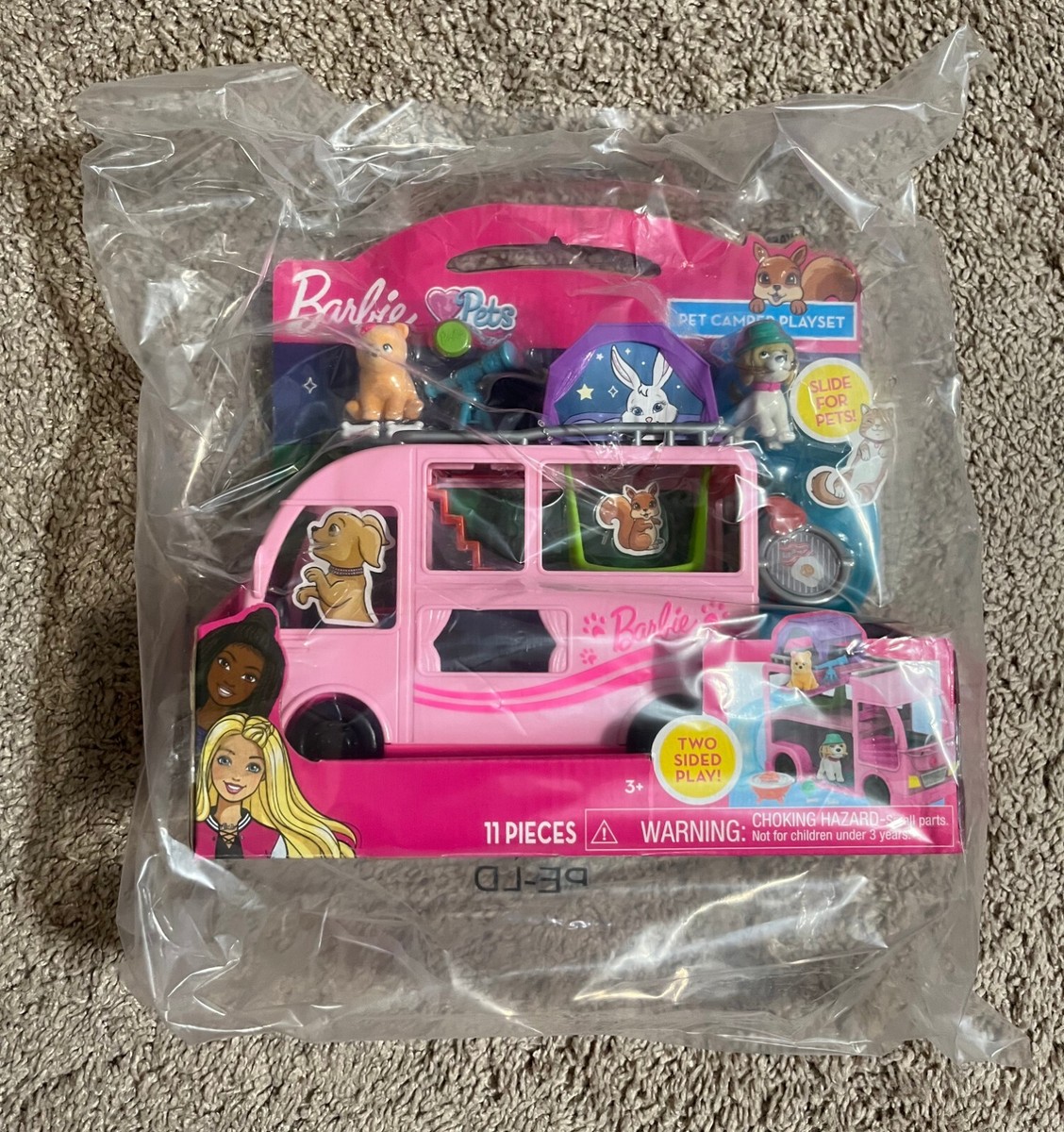 Barbie Camping Barbie Camper Van With Slide Barbie Pop-Up Camper