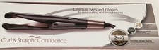 Curl and Straight Confidence - Professional Hair Straightener and Curler
