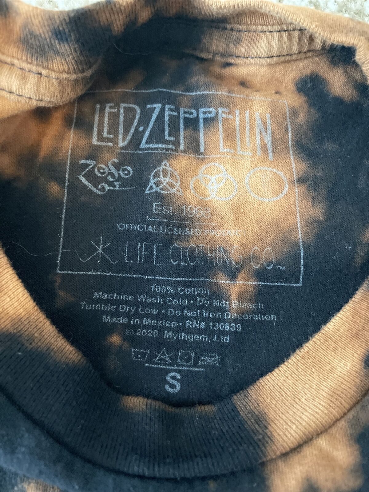 Led Zeppelin In Concert Tampa Stadium Tye Dye T-S… - image 3