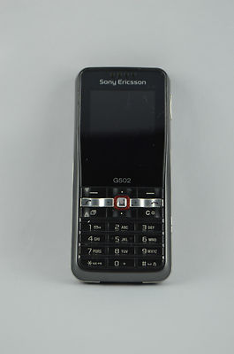 Sony Ericsson G502 - Premium-Schwarz UMTS Handy ohne OVP #X1