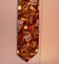 Tango Max Raab AMERICANA SERIES Baseball Early Teams Neck Tie Made in USA #273