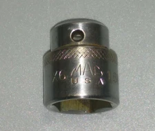MAC Tools X6-18mm, 3/8" Drive, 18mm  Socket, Shallow, 6 Point.