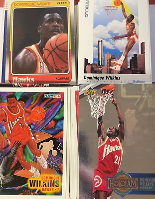 DOMINIQUE WILKINS Basketball Cards ***You Pick*** Hawks HOF. Revised  6/14