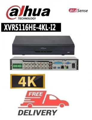 Dahua 5116HE-4KL-I2 16 Kanal Penta-brid 4K-N/5MP Mini 1HE 1HDD WizSense Digital
