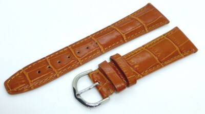 Vintage 1960s/70s Leather Watch Band Strap with Buckle for Classic Watches