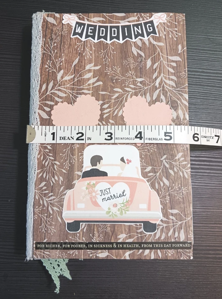 Ручной работы страны мусор журнал наша свадьба единственный в своем роде ДСП для скрапбукинга - Изображение 2 из 4