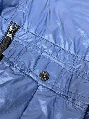 Stone Island Micro Rip Stop 7 Den /Tyvek Shield Jacket Men Size S Blue - Picture 7 of 23
