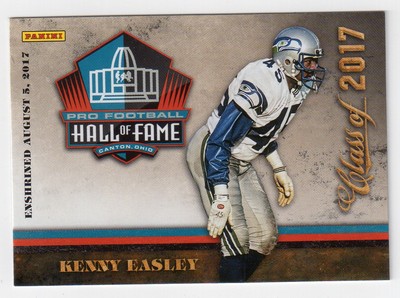 Kenny Easley Panini NFL Pro Football Hall of Fame Class of 2017 Card HOF