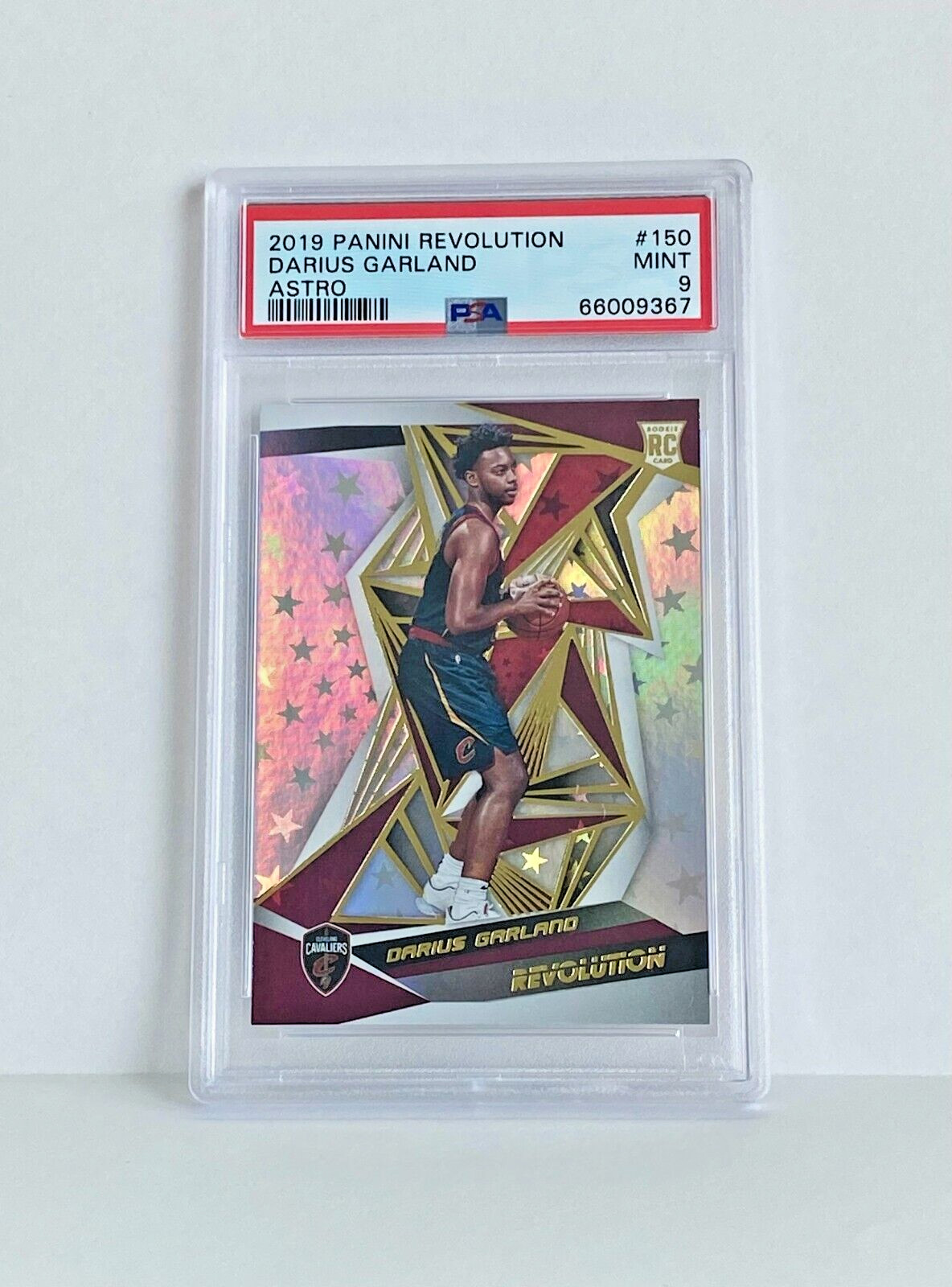 2019-20 Panini Revolution Darius Garland ASTRO ROOKIE card PSA 9 MINT
