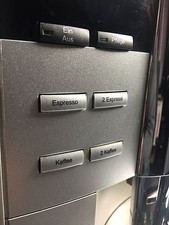 Jura Impressa S9 S7 Avantgarde, XS90/95 button symbol decal sticker font