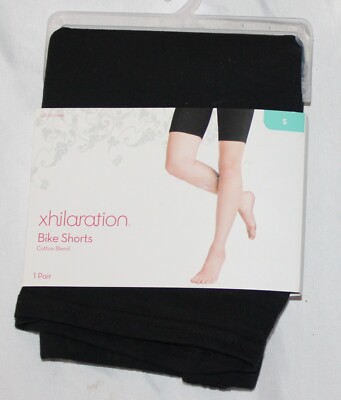 Xhilaration Target Cotton Blend Black Bike Shorts Size M NWT