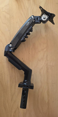 Monitorarm mit Gasfeder   VESA, Tischklemme