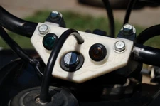 05-14 HONDA 400EX DASH PANEL AND KEY IGNITION HOLDER (Wing Design)