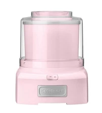 ⚡️Cuisinart 1.5-Quart Auto Ice Cream, Frozen Yogurt/Sorbet Maker Pink 🆕No Box⚠️