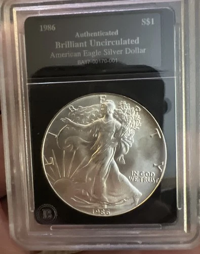 1986 Brilliant Uncirculated American Eagle Silver Dollar