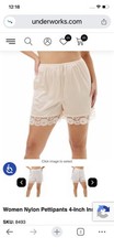 Underworks Vintage Look 4 Inch Pettipants X Large 45-48 Bloomers