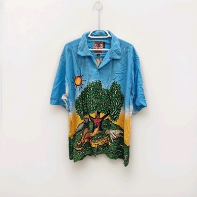 Vintage Mambo Loud Shirt Australian Beer Kangaroo Tree Reg Mombassa Size Large.