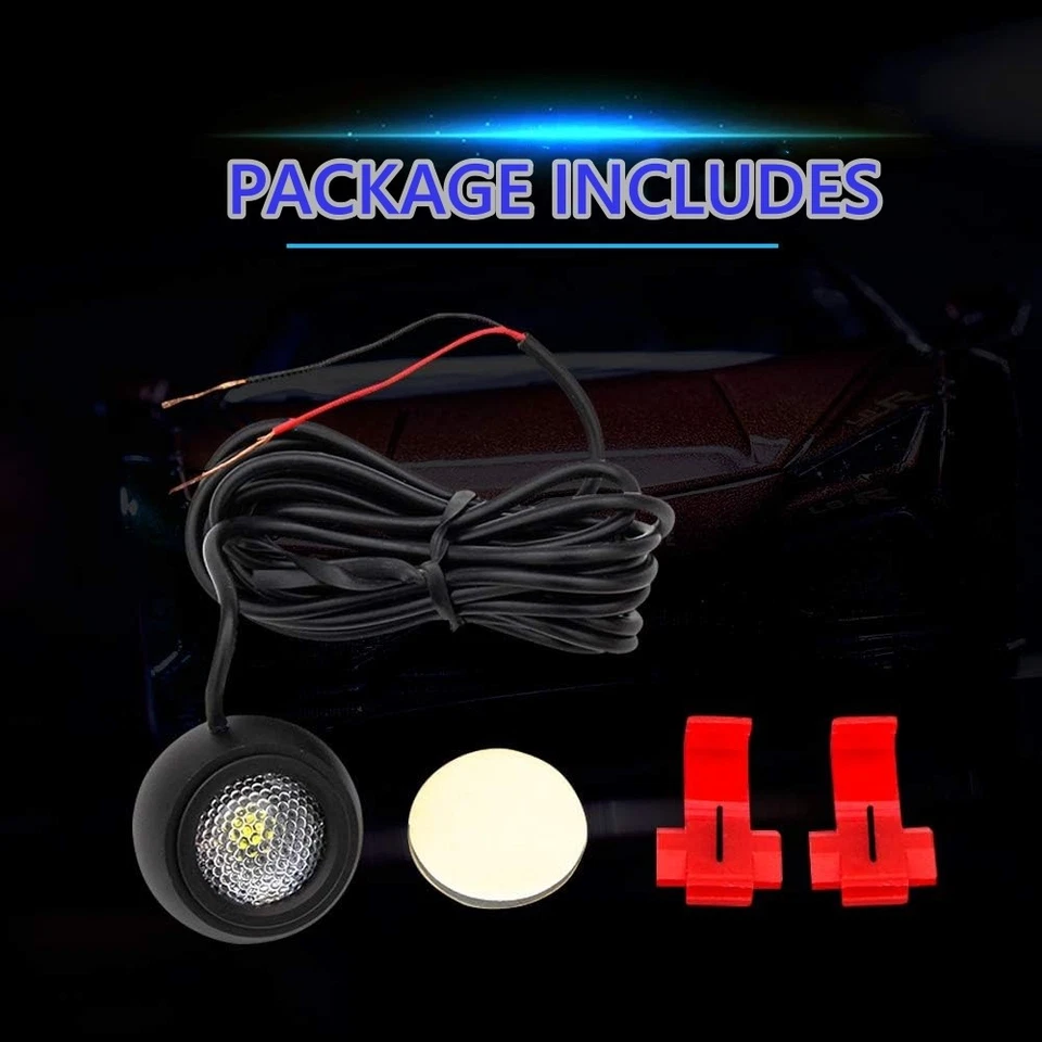 Luz de reversa LED universal de alta potencia luz de respaldo para automóvil SUV camión RV Foto 3 de 4