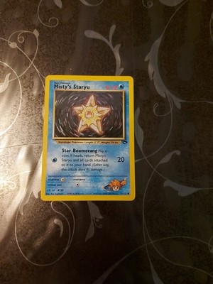 Pokemon Karte Misty's Staryu 92/132 Gym Heroes-Serie