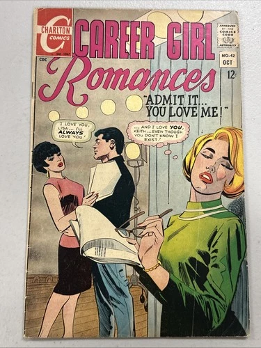 CAREER GIRL ROMANCES Comic Book - Charlton - Issue #42 - 1967