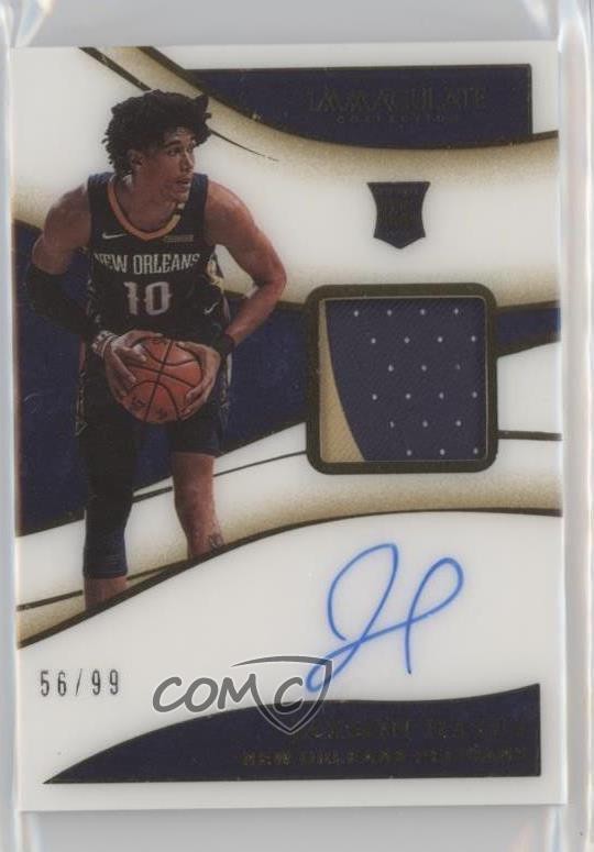 2019-20 Panini Immaculate Rookie 56/99 Jaxson Hayes #137 Patch Auto 3hd