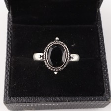 Black Onyx Gemstone 925 Sterling Silver Ring Handmade Jewelry Ring For Gift