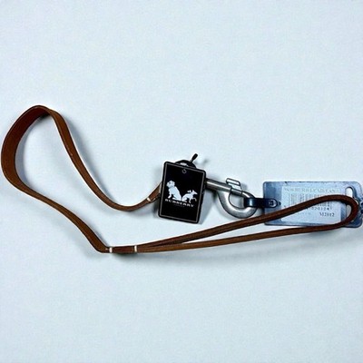 Burbery Brown Leather Dog Leash Unused M2012