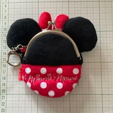 Minnie Mouse Coin Purse Ears Plush